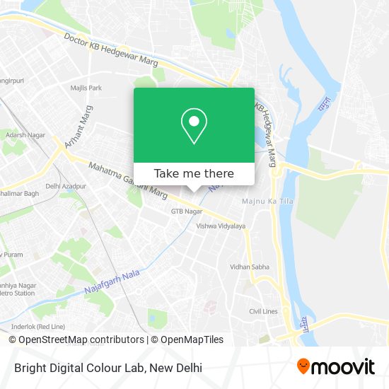 Bright Digital Colour Lab map