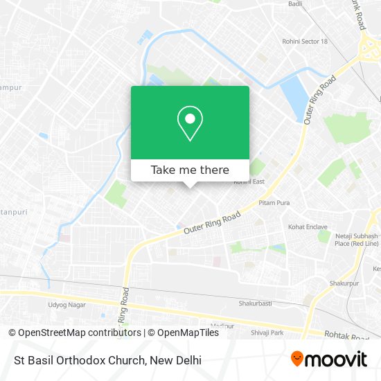 How to get to St Basil Orthodox Church in Delhi by Bus Metro or