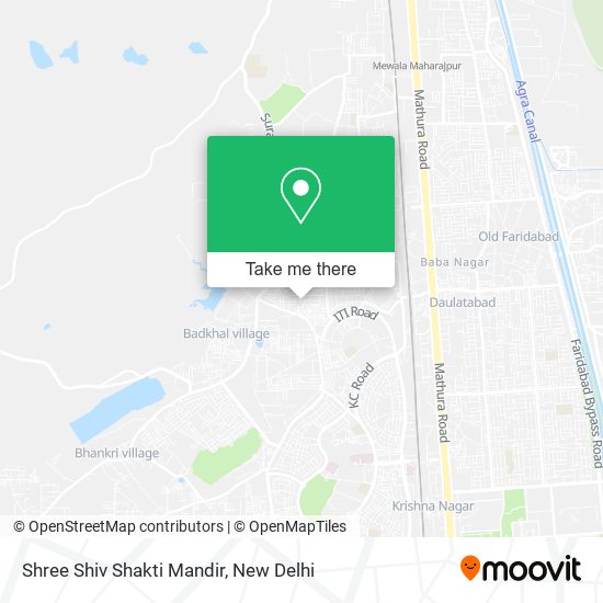 Shree Shiv Shakti Mandir map