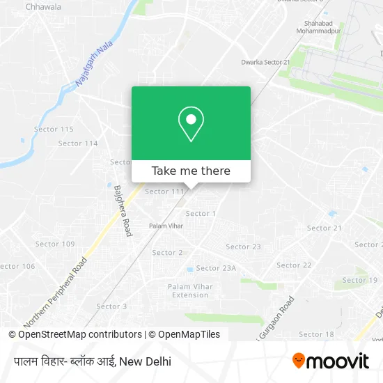 पालम विहार- ब्लॉक आई map