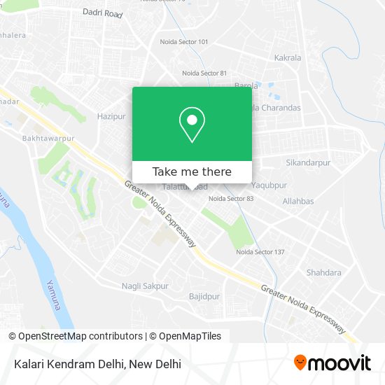 Kalari Kendram Delhi map