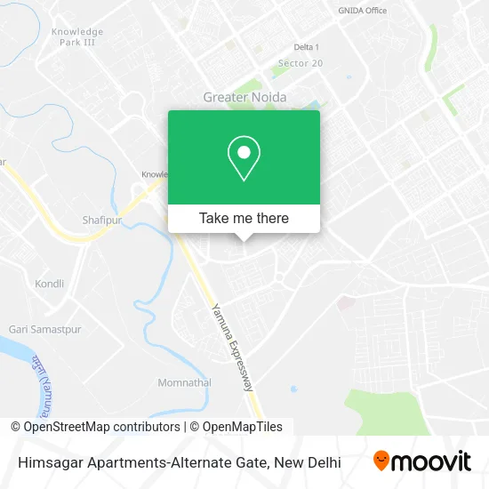 Himsagar Apartments-Alternate Gate map