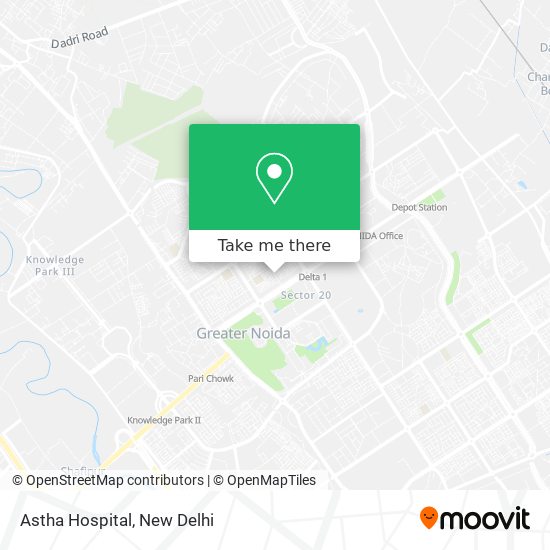 Astha Hospital map