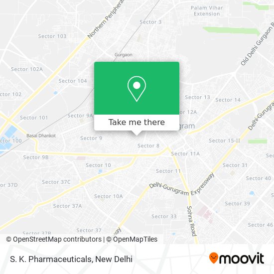 S. K. Pharmaceuticals map