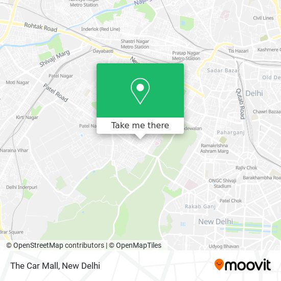 The Car Mall map