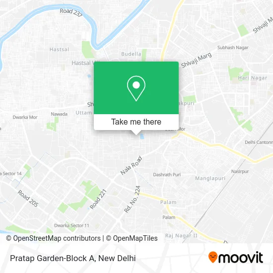 Pratap Garden-Block A map