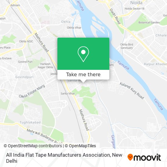 All India Flat Tape Manufacturers Association map
