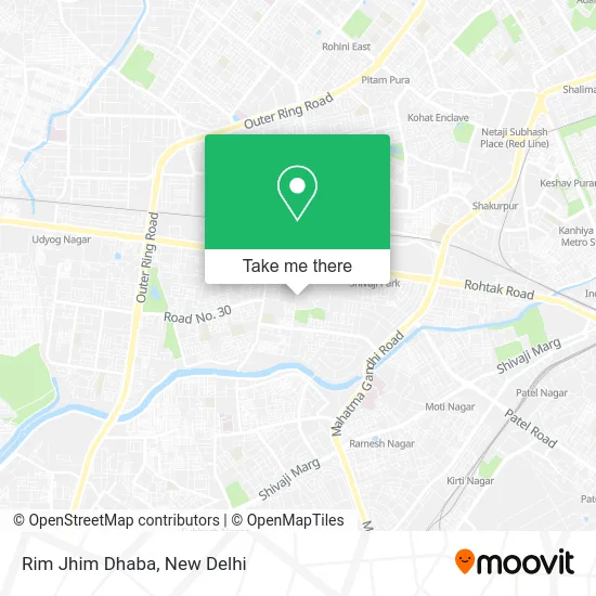 Rim Jhim Dhaba map