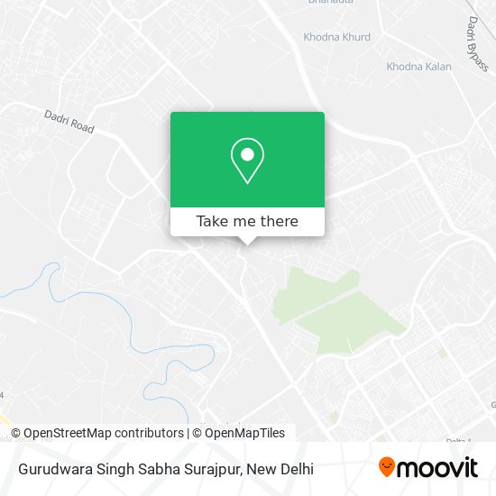 Gurudwara Singh Sabha Surajpur map