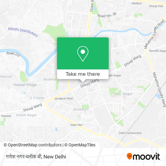 गणेश नगर-ब्लॉक बी map