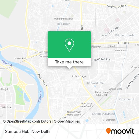 Samosa Hub map