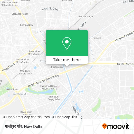 गाजीपुर गांव map