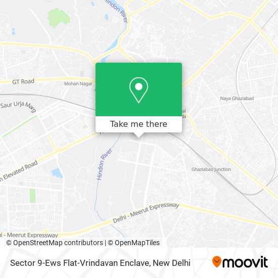 Sector 9-Ews Flat-Vrindavan Enclave map
