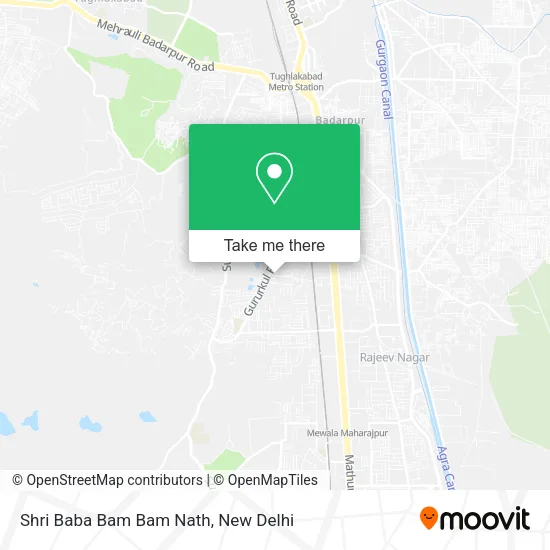 Shri Baba Bam Bam Nath map