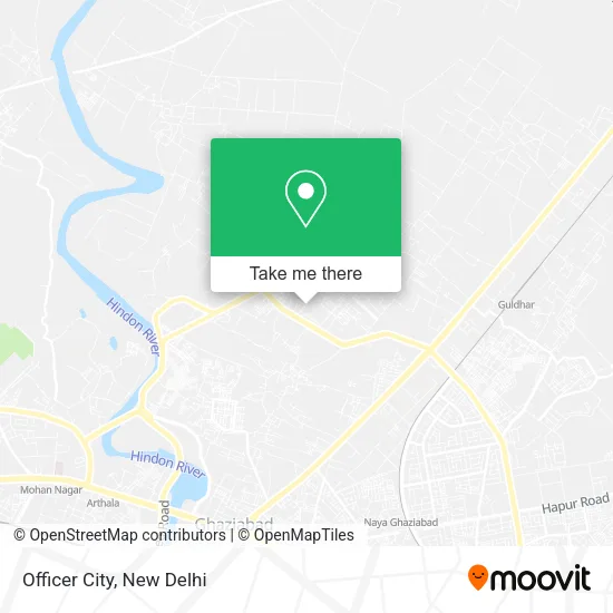 Officer City map