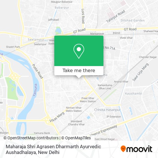 Maharaja Shri Agrasen Dharmarth Ayurvedic Aushadhalaya map