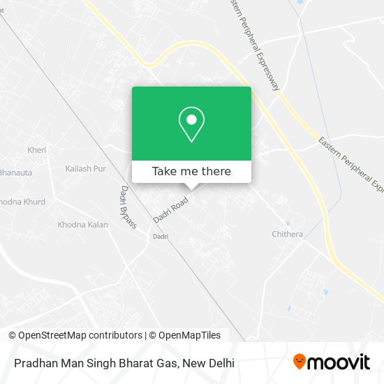 Pradhan Man Singh Bharat Gas map