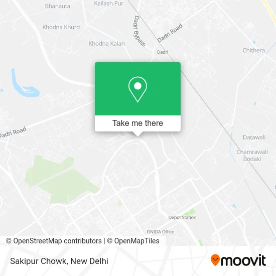 Sakipur Chowk map