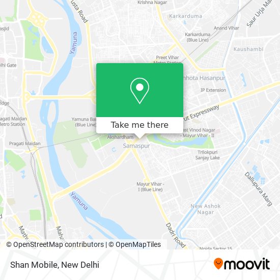 Shan Mobile map