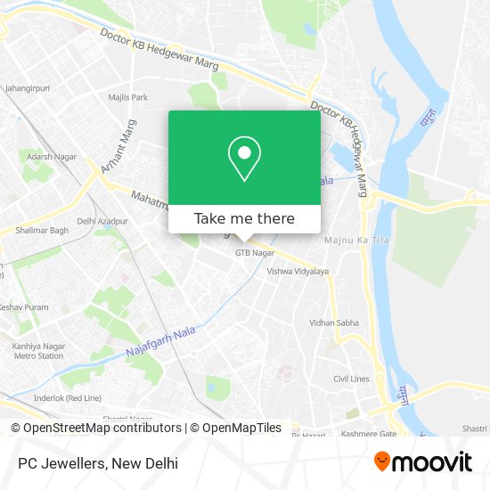 PC Jewellers map