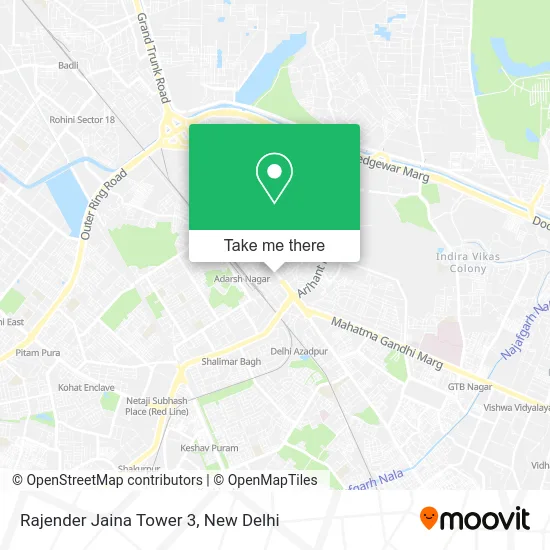 Rajender Jaina Tower 3 map