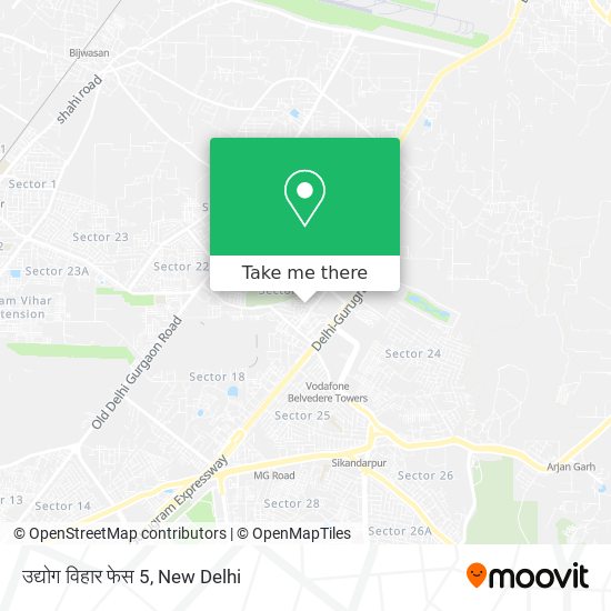 उद्योग विहार फेस 5 map