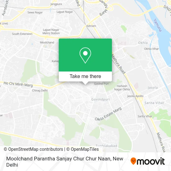 Moolchand Parantha Sanjay Chur Chur Naan map