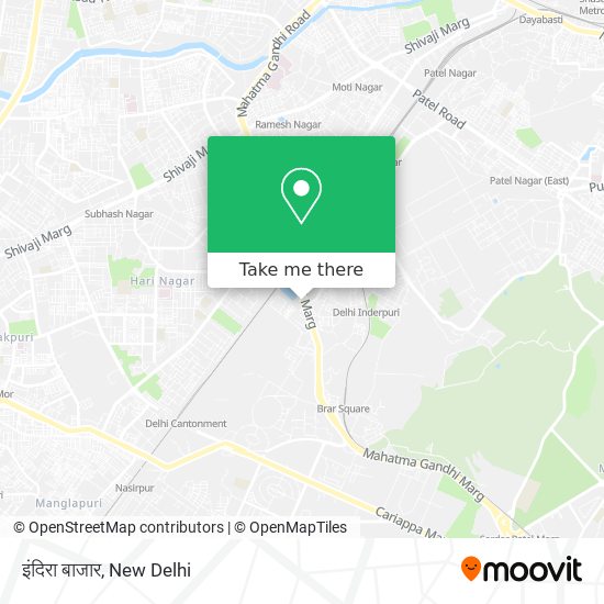 इंदिरा बाजार map