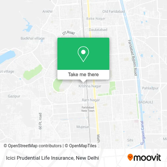 Icici Prudential Life Insurance map