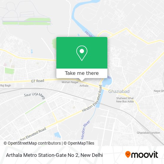 Arthala Metro Station-Gate No 2 map