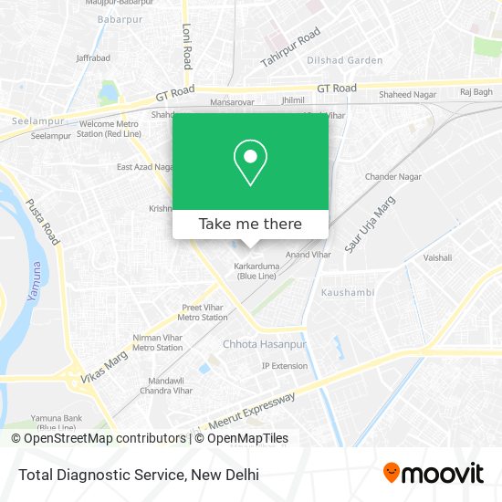 Total Diagnostic Service map