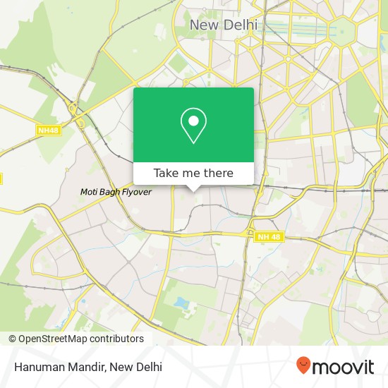 Hanuman Mandir map
