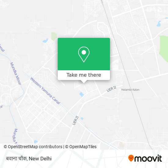 बवाना चौक map