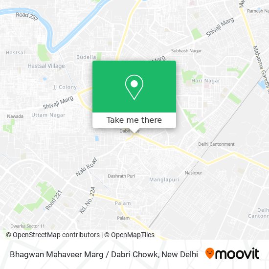 Bhagwan Mahaveer Marg / Dabri Chowk map