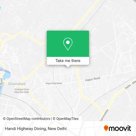 Handi Highway Dining map