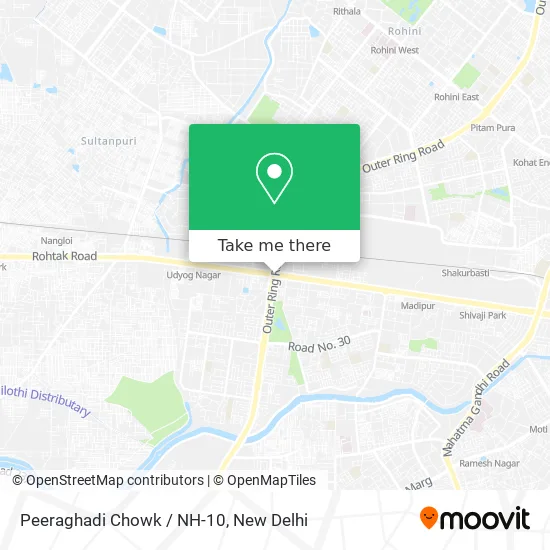 Peeraghadi Chowk / NH-10 map