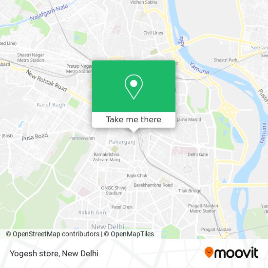 Yogesh store map