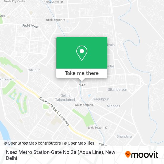 Nsez Metro Station-Gate No 2a (Aqua Line) map