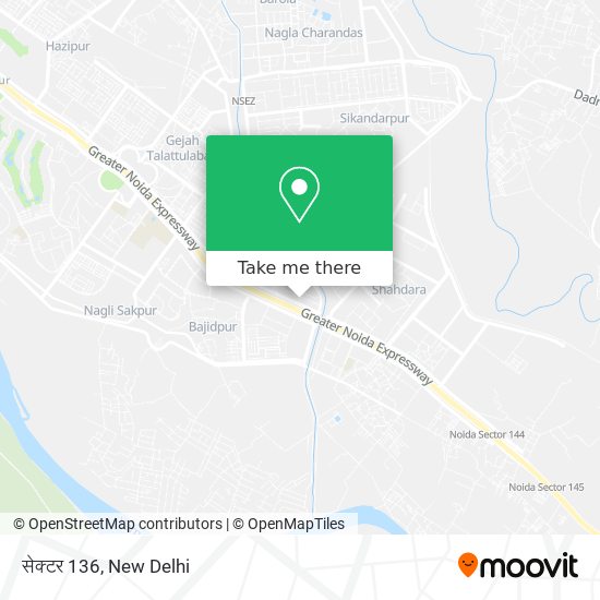 सेक्टर 136 map