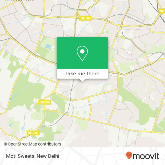 Moti Sweets map