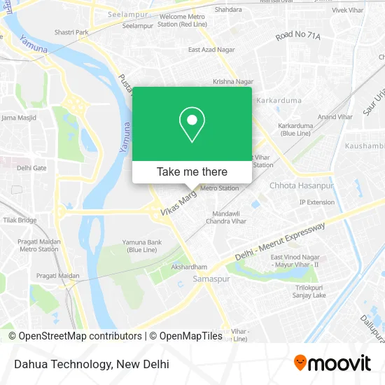 Dahua Technology map
