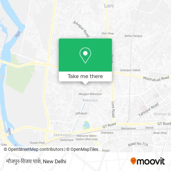 मौजपुर-विजय पार्क map