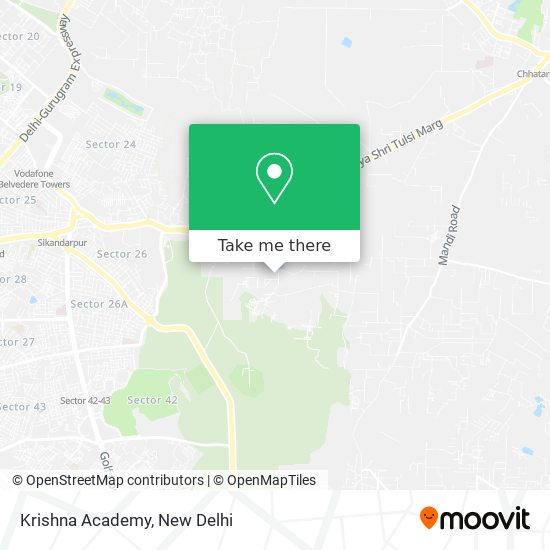 Krishna Academy map