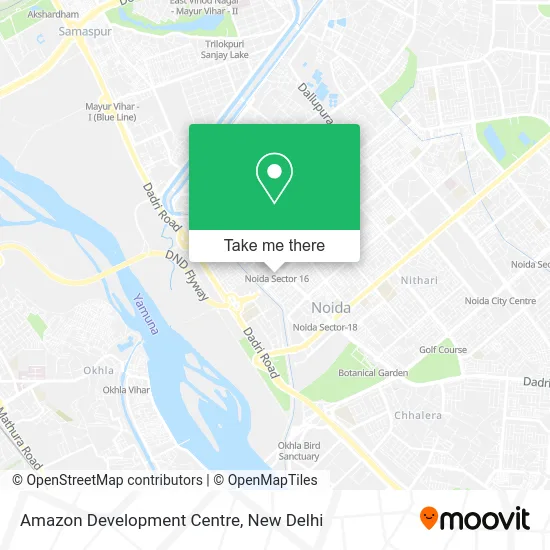 Amazon Development Centre map