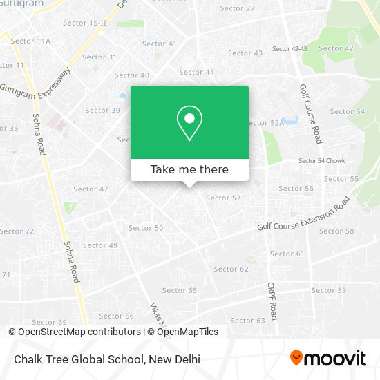 Chalk Tree Global School map