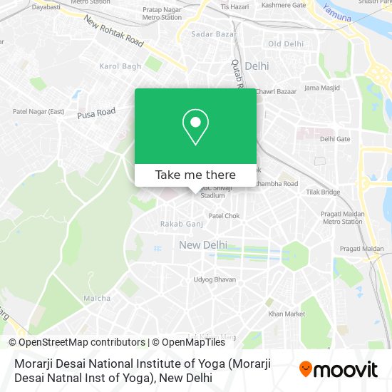 Morarji Desai National Institute of Yoga (Morarji Desai Natnal Inst of Yoga) map