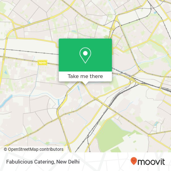 Fabulicious Catering map