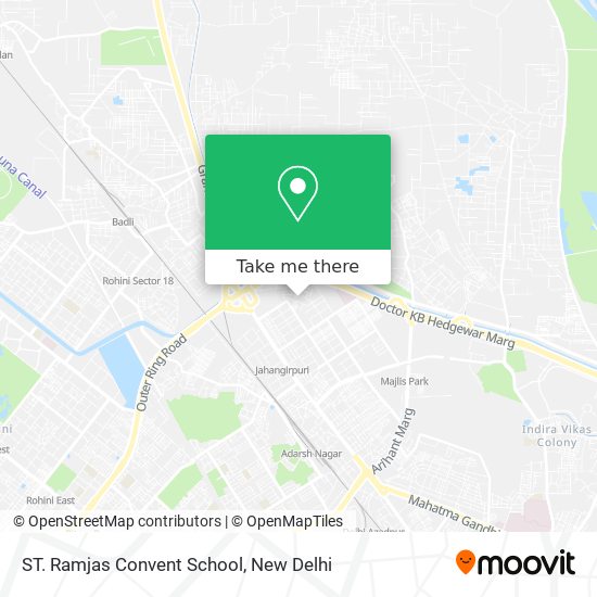 ST. Ramjas Convent School map