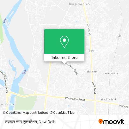 करावल नगर एक्सटेंशन map