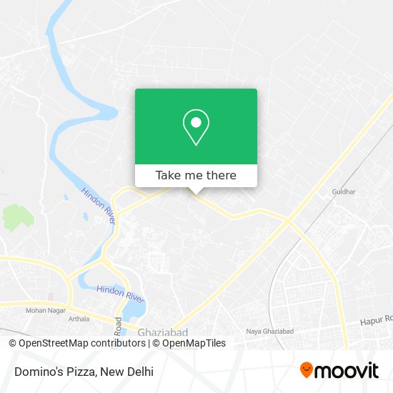 Domino's Pizza map